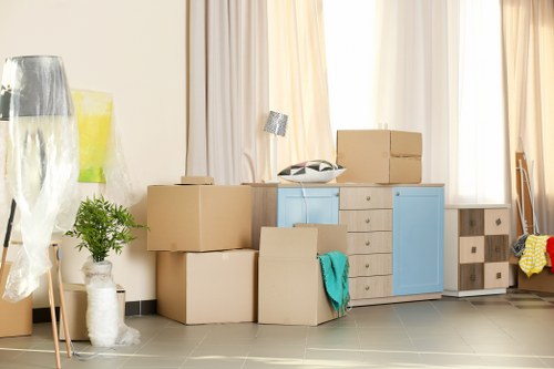 Furniture removal team handling a move in Haringey