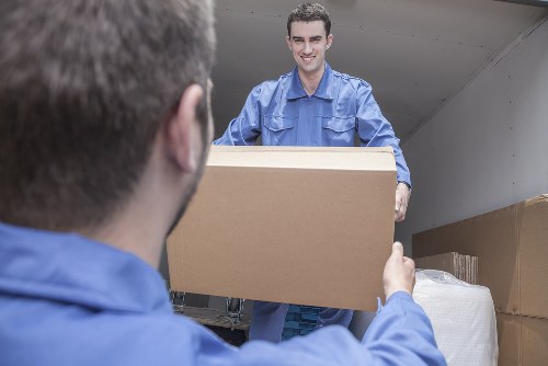 Removal van ready for a home move in Haringey