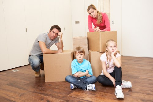 Moving team loading furniture for a Haringey property