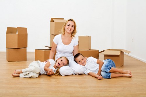 Careful loading of items with protective padding and safe access