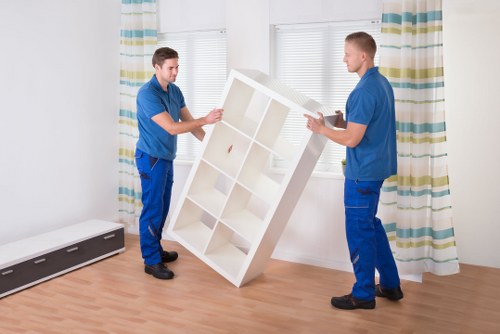 Residential moving service in Haringey with boxes and furniture